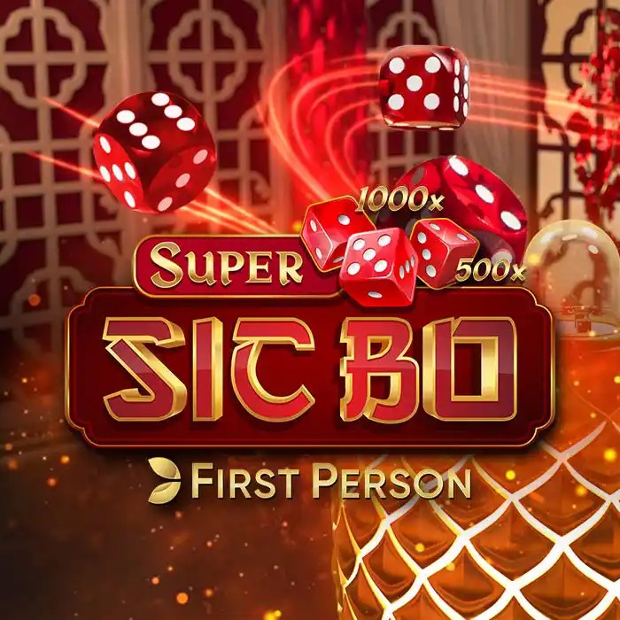Super Sic Bo logo – Live Dealer by Evolution at Mr Punter Casino
