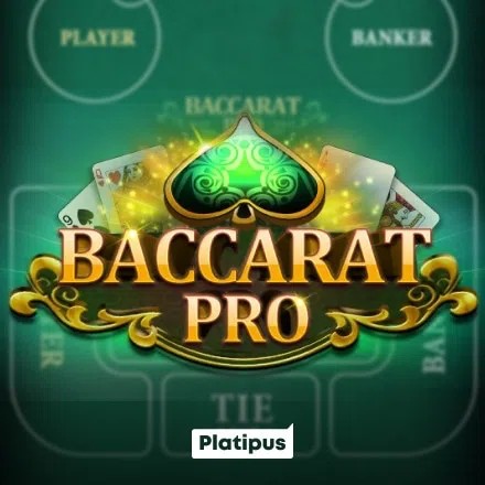 Baccarat PRO by Platipus, showcased at mrpunter-gr.com.gr – game logo