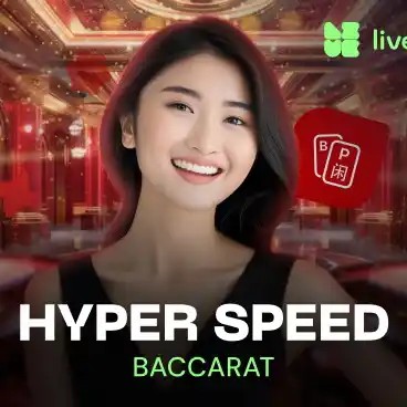 Hyper Speed Baccarat game by Evolution – logo hosted on Mr Punter Casino