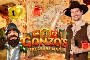 Gonzo's Treasure Map logo by Evolution Mr Punter Casino