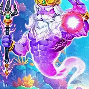 Crash Games logo of Poseidon’s Secret 2 from KA Gaming at Mr Punter Casino