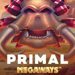 Enjoy Primal Megaways by Blueprint Gaming – logo hosted on mrpunter-gr.com.gr
