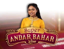 Super Andar Bahar logo by Evolution at Mr Punter Casino